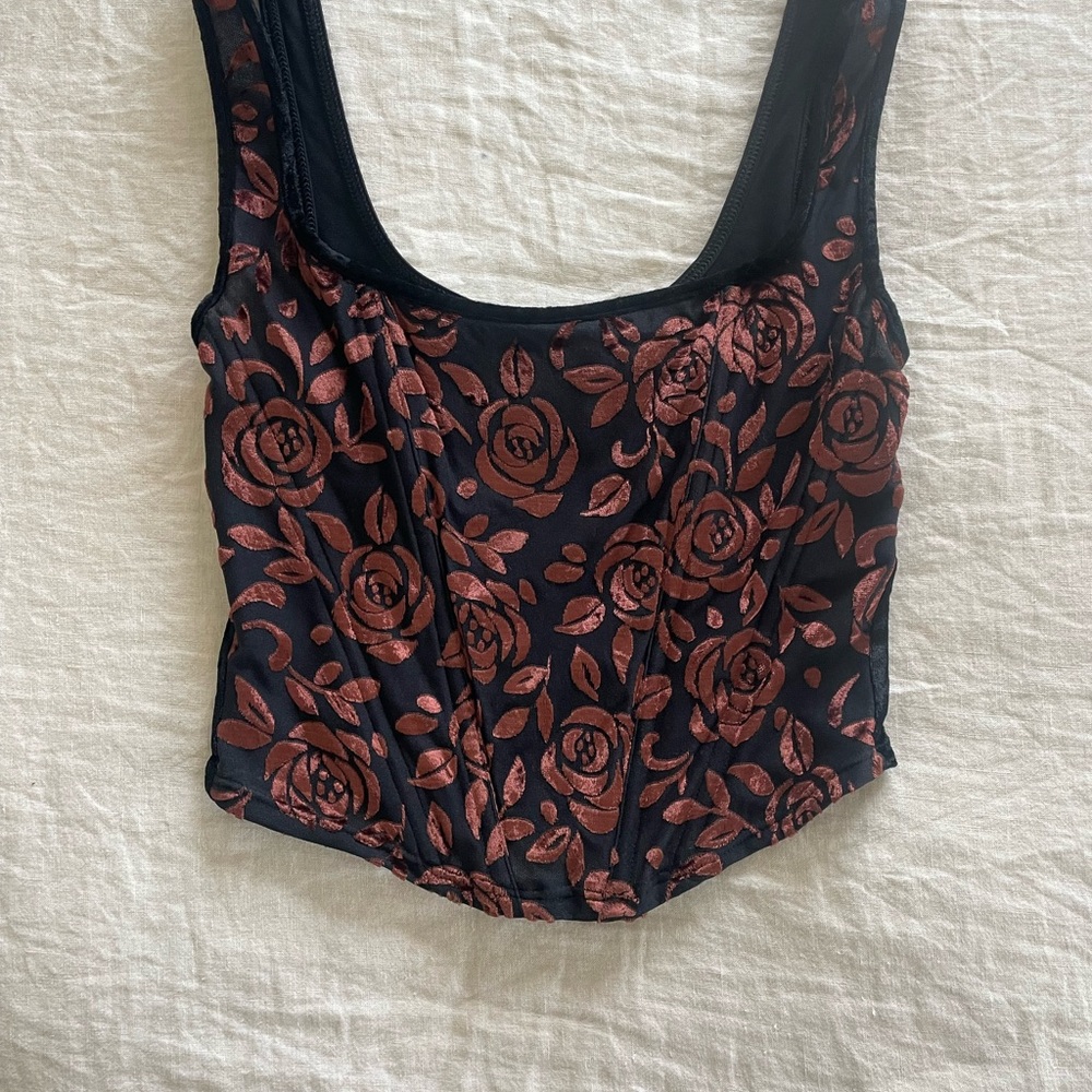Marks & Spencer Red Bustier Bodysuit